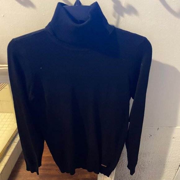 Calvin Klein Sweaters - Black turtleneck sweater-Calvin Klein (New-sz XS)